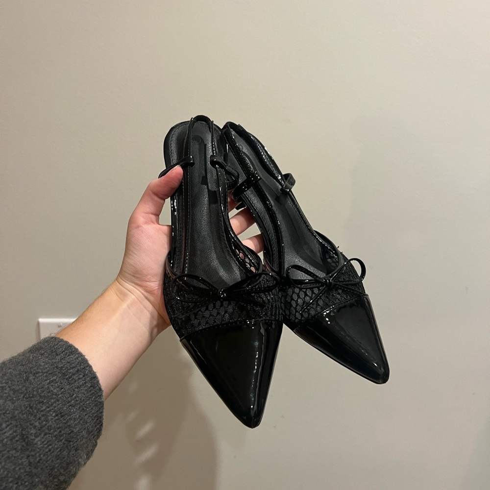 Elegant Black Women's Pointed Heels